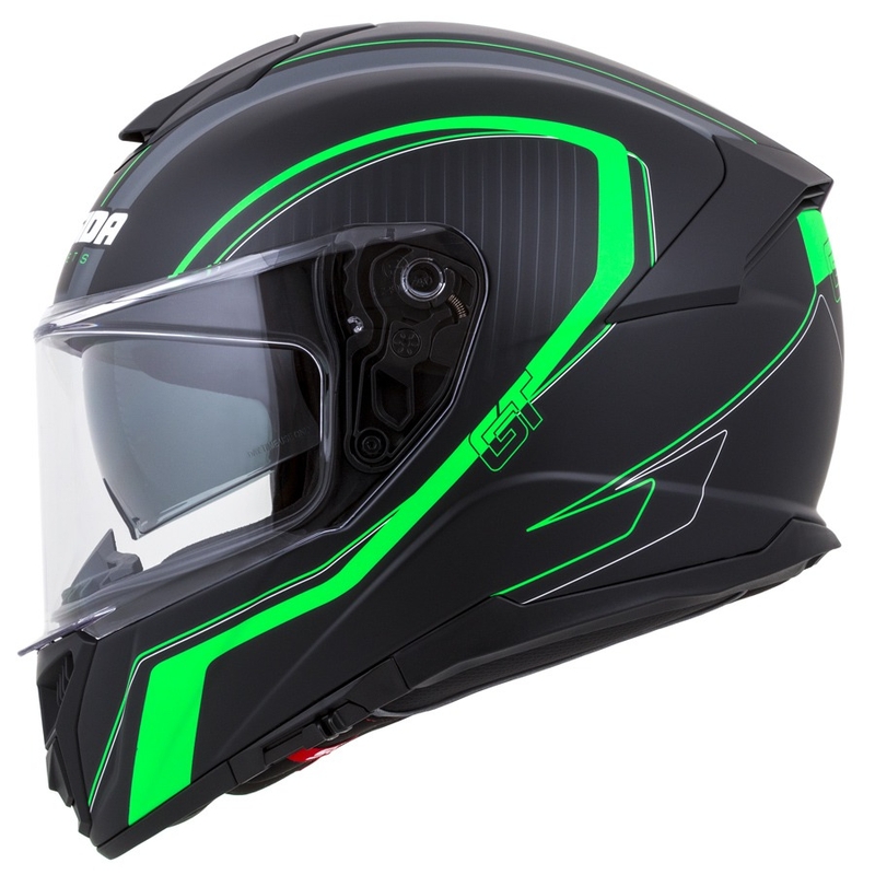Integralhelm Cassida Integral GT 2.0 Reptyl schwarz-grau-grün