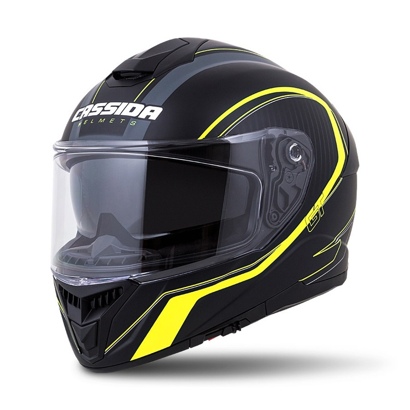 Integralhelm Cassida Integral GT 2.0 Reptyl schwarz-grau-fluo gelb