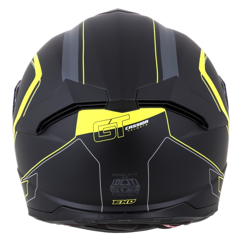 Integralhelm Cassida Integral GT 2.0 Reptyl schwarz-grau-fluo gelb
