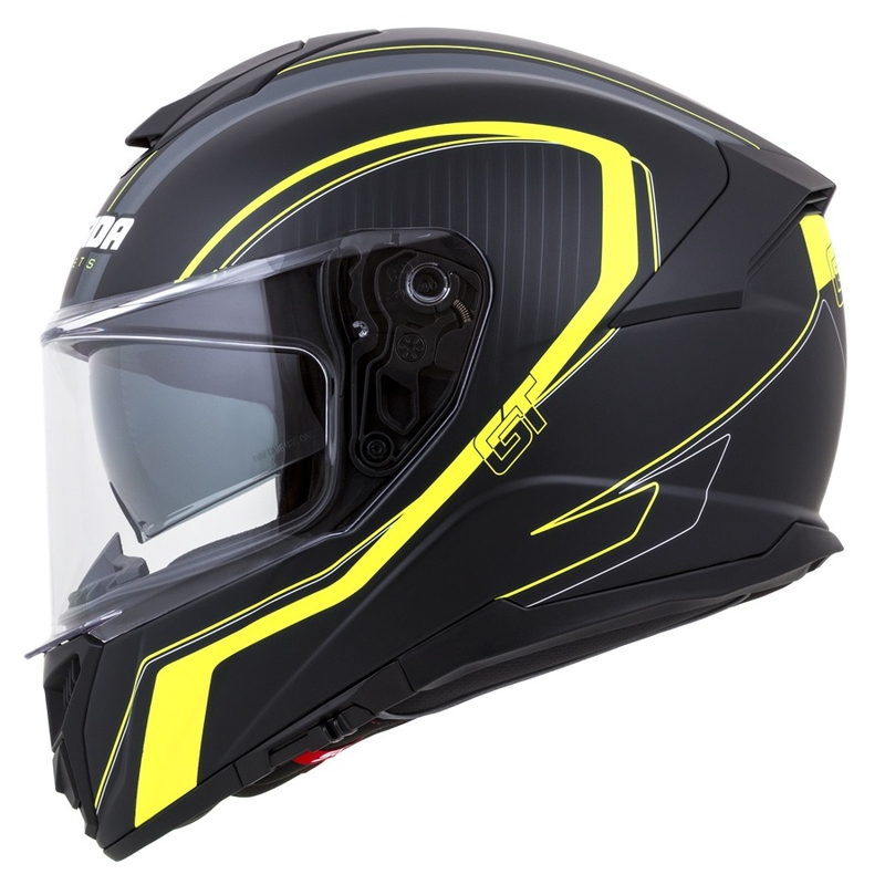 Integralhelm Cassida Integral GT 2.0 Reptyl schwarz-grau-fluo gelb