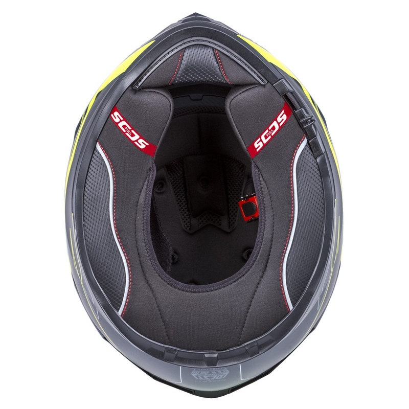 Integralhelm Cassida Integral GT 2.0 Reptyl schwarz-grau-fluo gelb