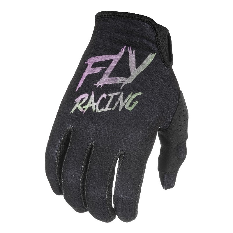 Motocross-Handschuhe FLY Racing Lite S.E. 2021 schwarz