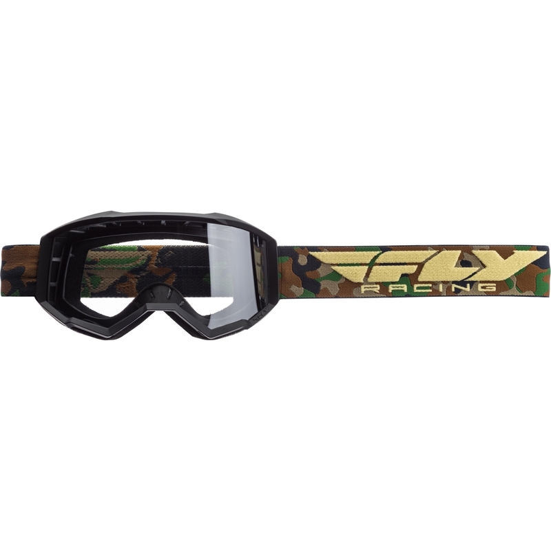 Motocross-Schutzbrille FLY Racing Focus 2020 schwarz-camo