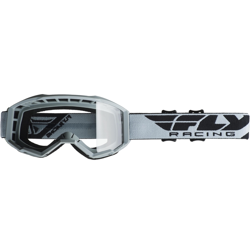 Motocross-Schutzbrille FLY Racing Focus 2020 grau