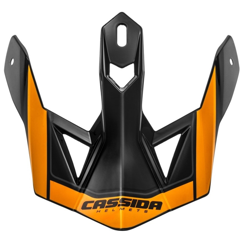 Cassida Cross Pro II Helmvisier orange-schwarz-grau