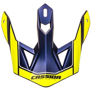 Helmvisier für Cassida Cross Pro II fluo gelb-blau