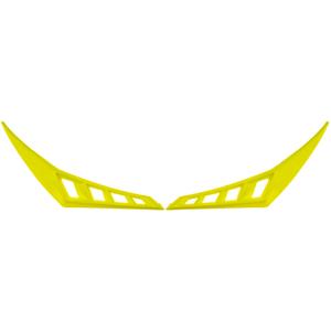 Hintere Lüftungsabdeckungen für Cassida Cross Pro II Helme in fluo gelb