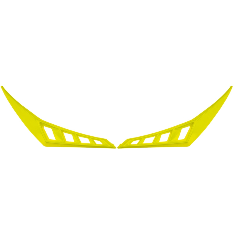 Hintere Lüftungsabdeckungen für Cassida Cross Pro II Helme in fluo gelb