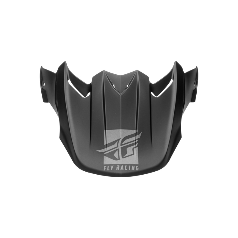 Helmvisier für FLY Racing F2 schwarz matt