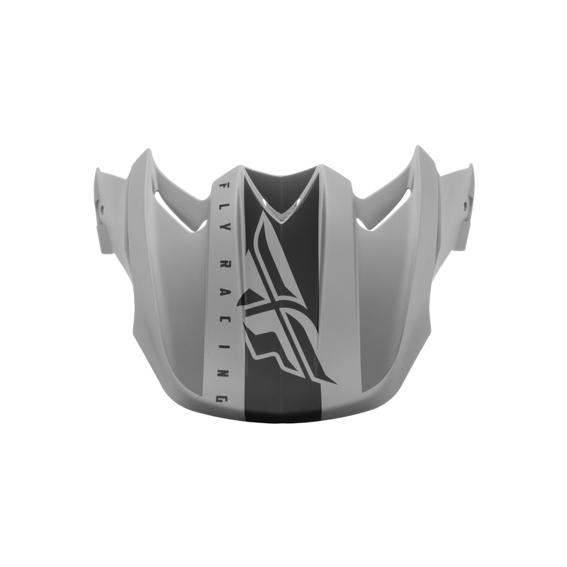 Helmvisier für FLY Racing F2 schwarz-grau