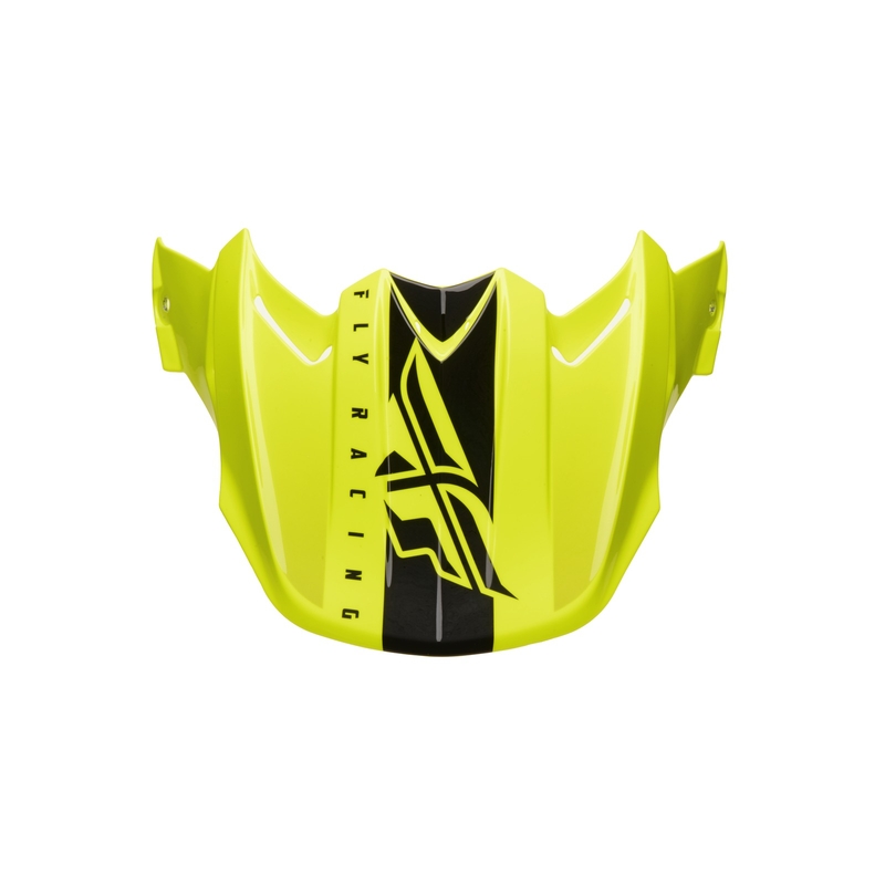 FLY Racing F2 Helmvisier schwarz-fluo gelb