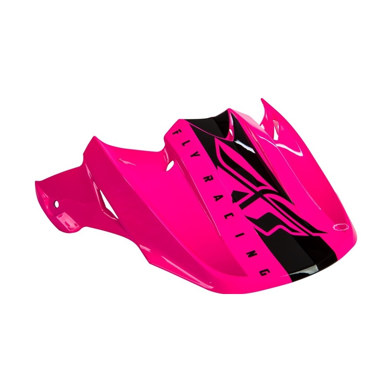 Helmvisier für FLY Racing F2 schwarz und rosa