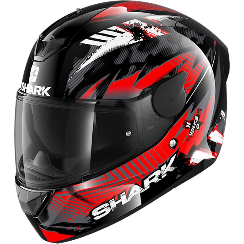 Integralhelm SHARK D-SKWAL 2 Penxa schwarz-weiß-rot Ausverkauf