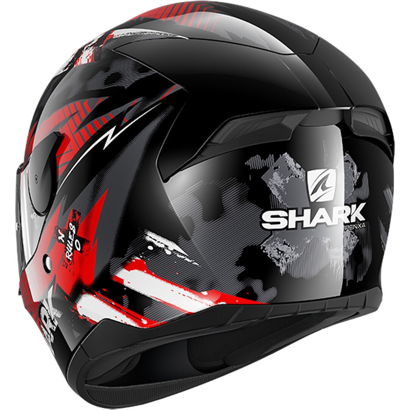 Integralhelm SHARK D-SKWAL 2 Penxa schwarz-weiß-rot Ausverkauf