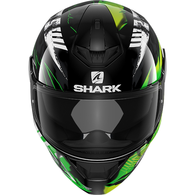 Integralhelm SHARK D-SKWAL 2 Penxa schwarz-weiß-fluo grün Ausverkauf