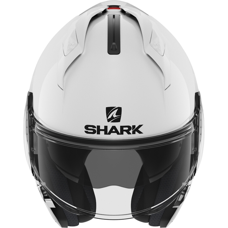 SHARK EVO-GT Blank weißer Kipphelm