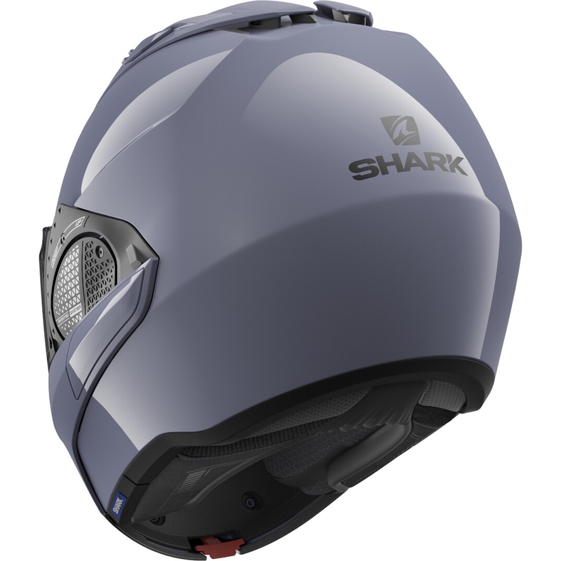 Klapphelm SHARK EVO-GT Blank grau glänzend