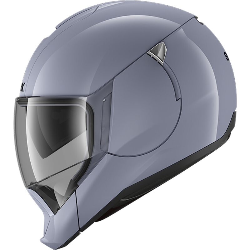 Kipphelm SHARK EVOJET Blank grau