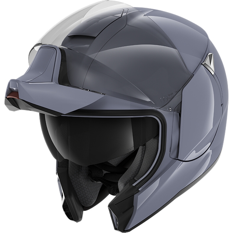 Kipphelm SHARK EVOJET Blank grau
