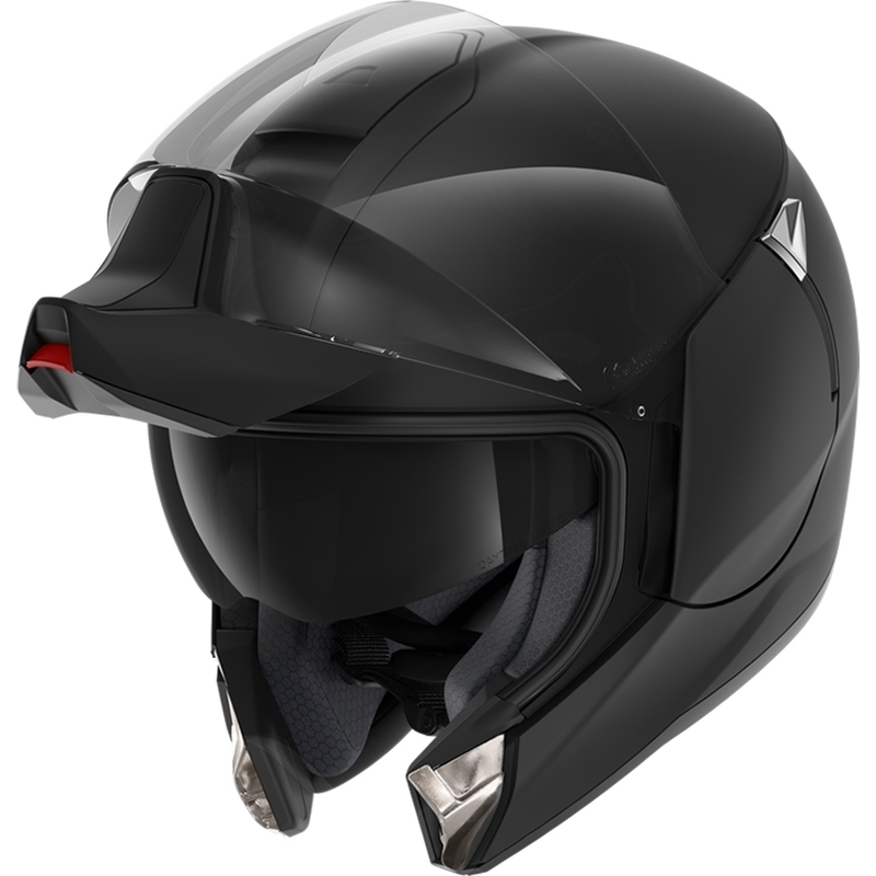 SHARK EVOJET Blank schwarz matt klappbarer Helm Ausverkauf