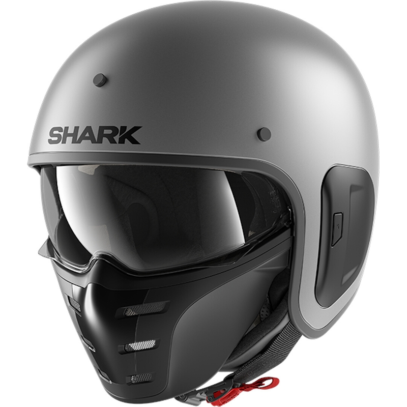 Offener Helm SHARK S-DRAK 2 Blank anthrazit matt