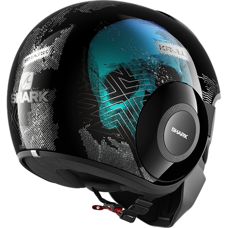 Offener Helm SHARK STREET-DRAK Krull schwarz-grün-lila