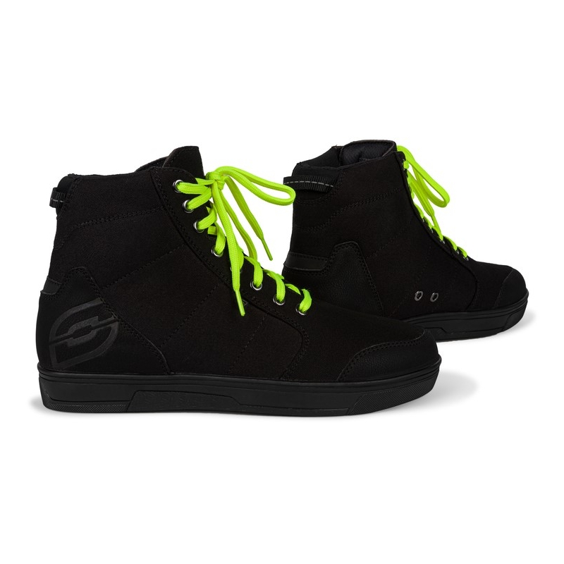 Ozone Town Motorradstiefel schwarz-fluogelb