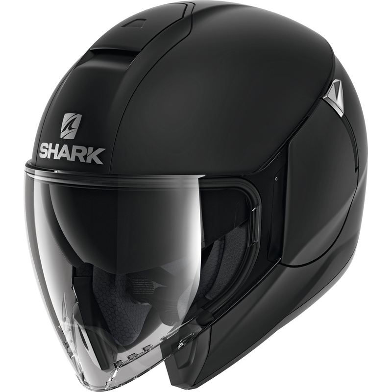 Offener Helm SHARK CITYCRUISER Blank Schwarz Matt Ausverkauf