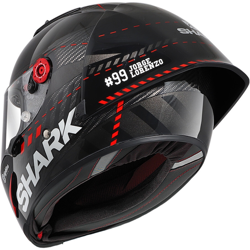 Helm SHARK RACE R-PRO GP Lorenzo Winter Test 99 schwarz-rot Ausverkauf