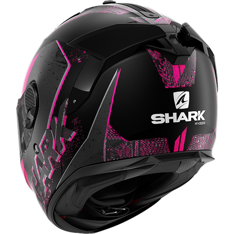 Integralhelm SHARK SPARTAN GT Ryser schwarz-grau-rosa Ausverkauf