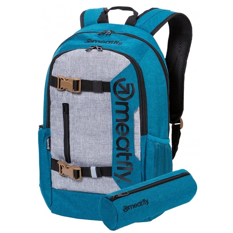 Rucksack Meatfly Basejumper 6 blau-grau Ausverkauf
