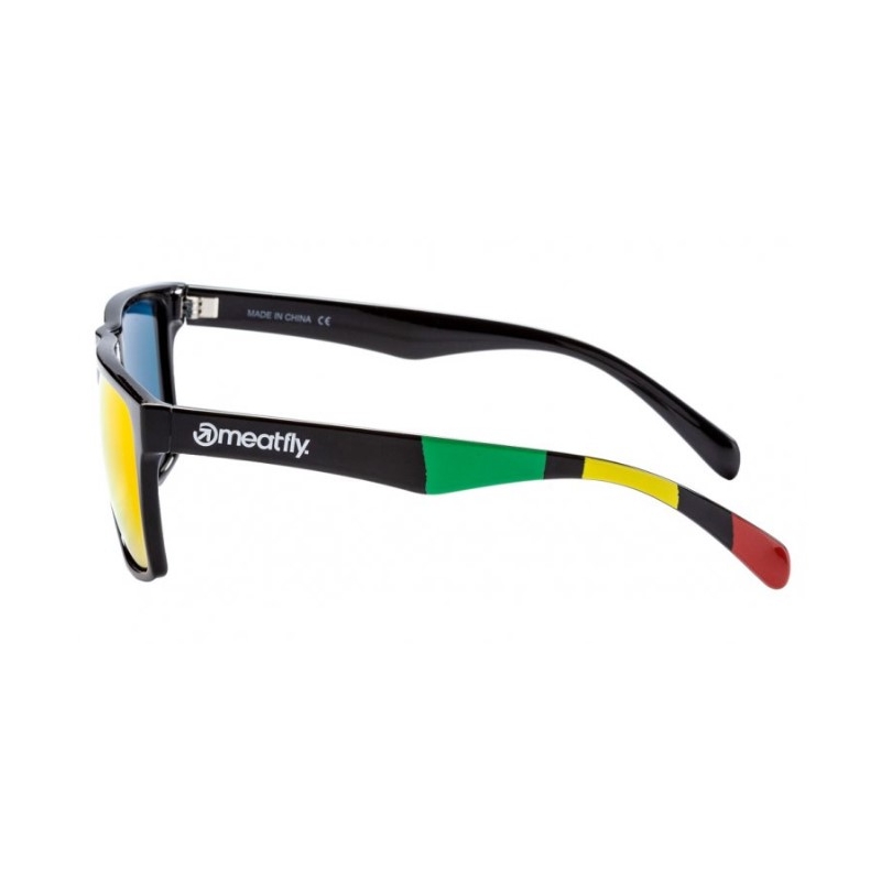 Meatfly Trigger Goggles schwarz und rot