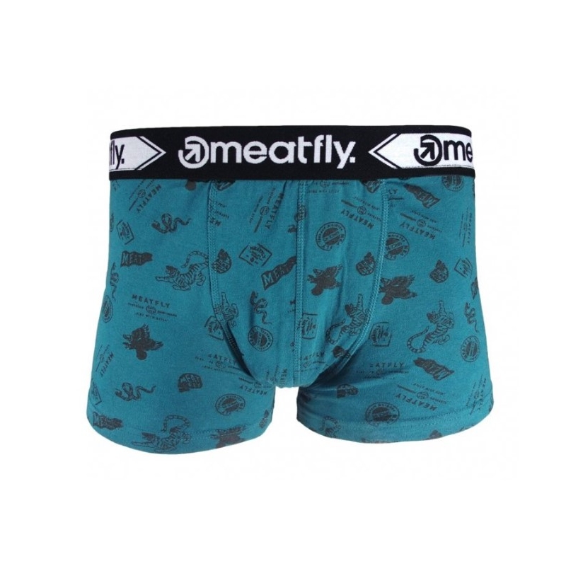 Meatfly Balboa Doppelpack Boxershorts - Briefmarken