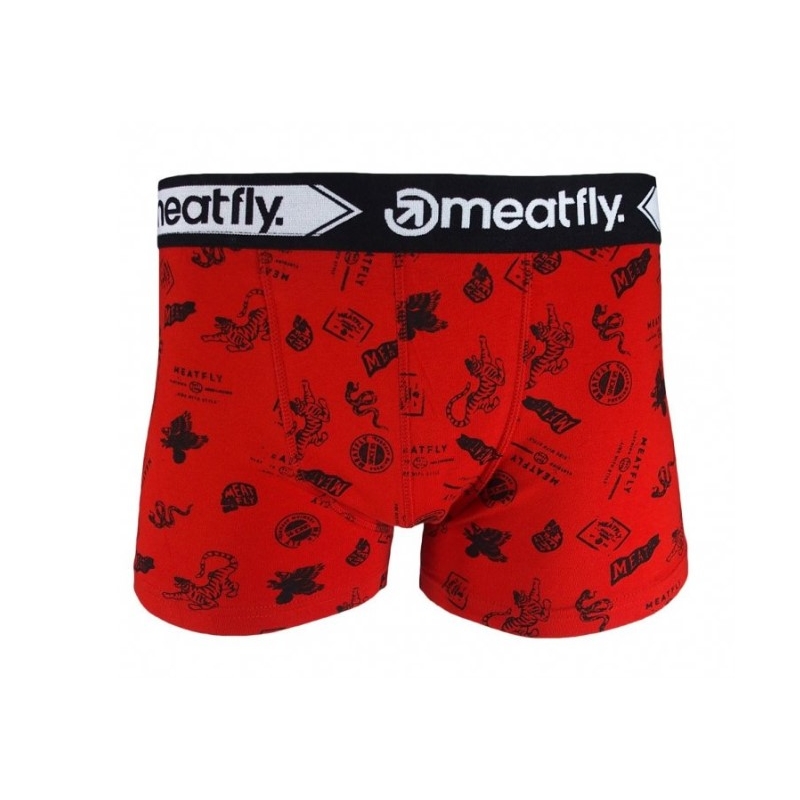 Meatfly Balboa Doppelpack Boxershorts - Briefmarken