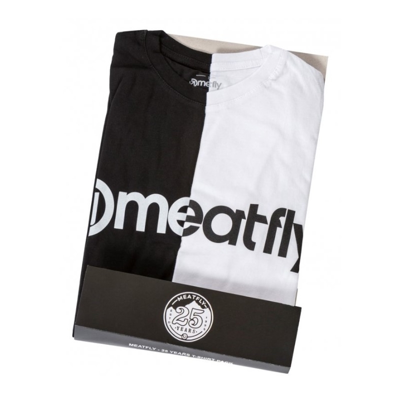 Meatfly 25 Years Pack schwarz, weiß (2 Stück)