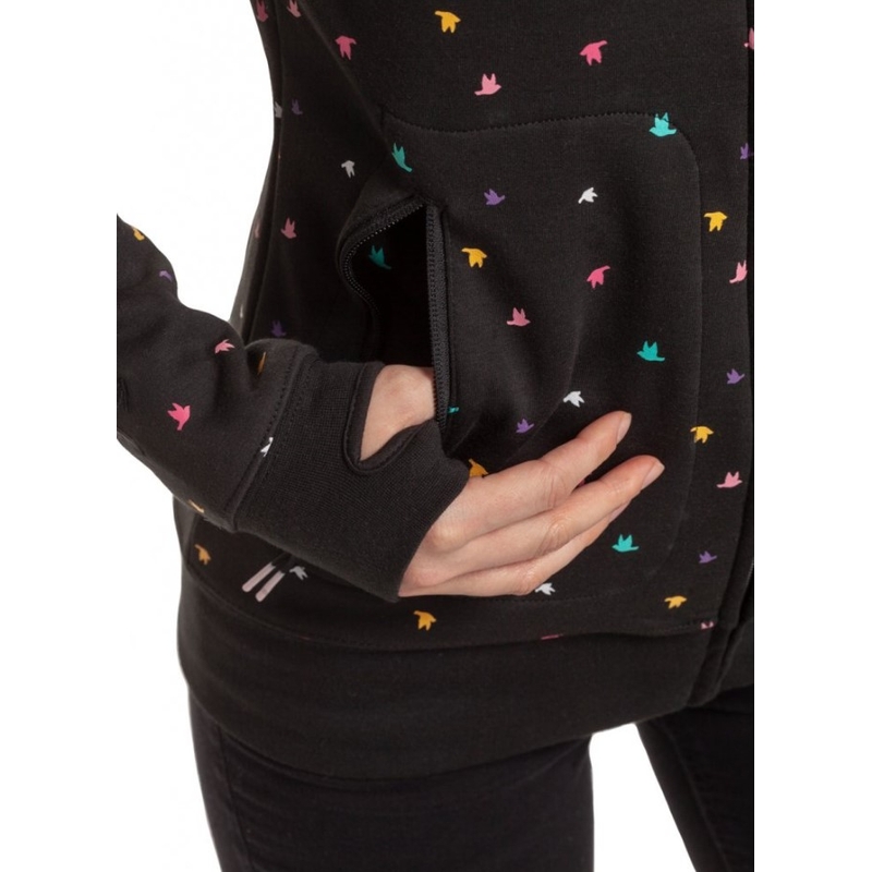 Women's Meatfly Omni Vögel Farbe Schwarz Sweatshirt Ausverkauf