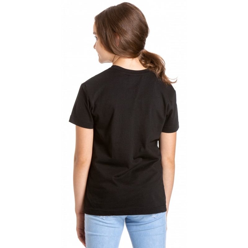 Kinder-T-Shirt Meatfly Bart schwarz Ausverkauf