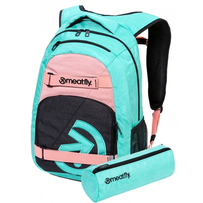 Rucksack Meatfly Exil 5 grün-pink-schwarz