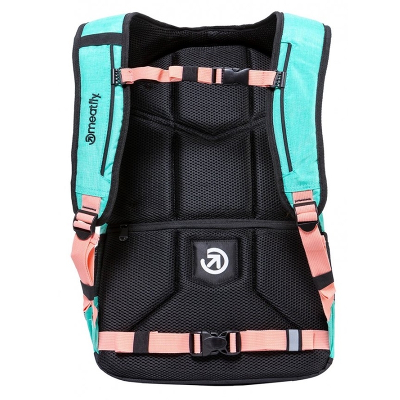 Rucksack Meatfly Exil 5 grün-pink-schwarz