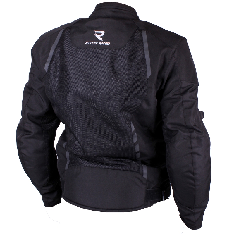 Street Racer Dark Black Motorradjacke Ausverkauf