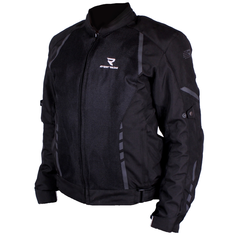 Street Racer Dark Black Motorradjacke Ausverkauf
