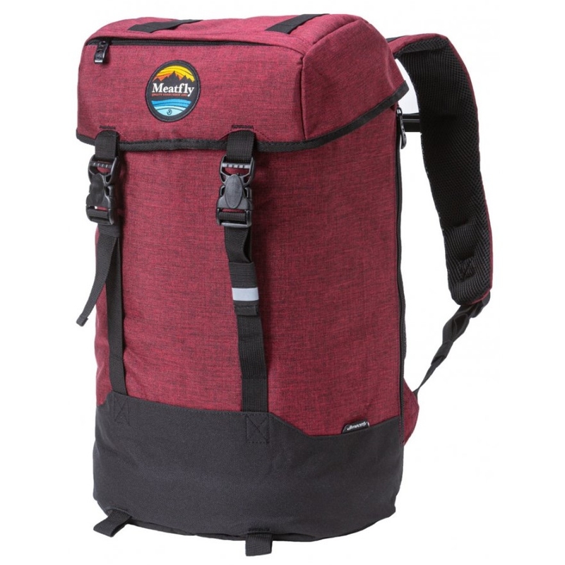 Rucksack Meatfly Pioneer schwarz-rot