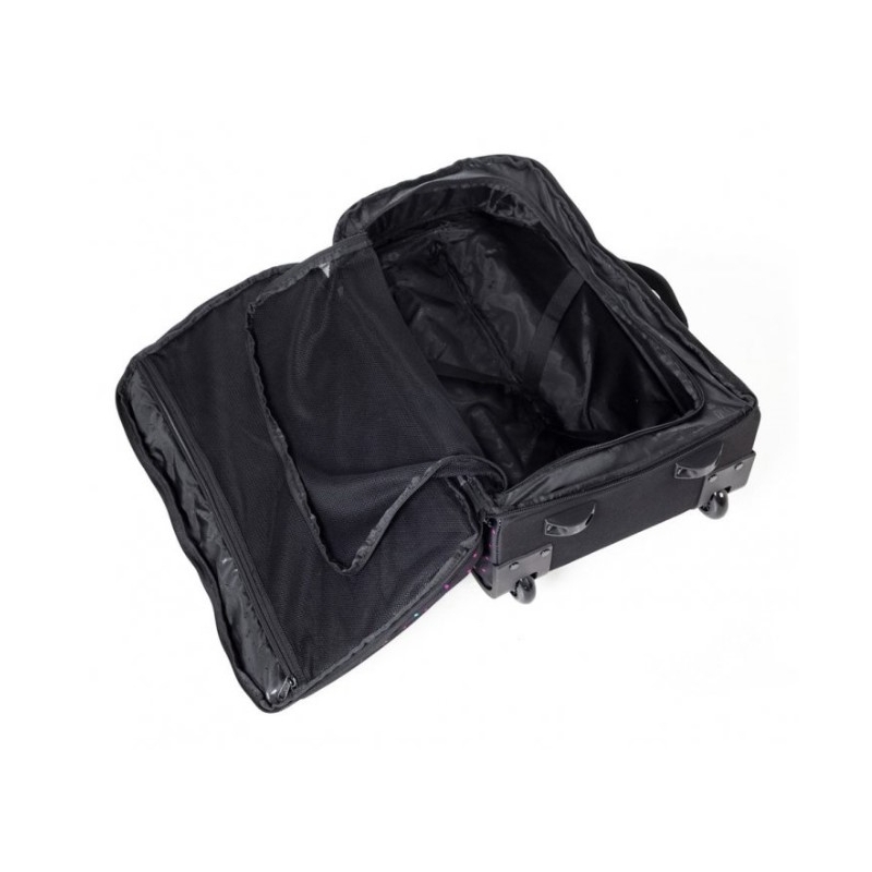 Meatfly Revel Trolley Bag schwarz und rosa
