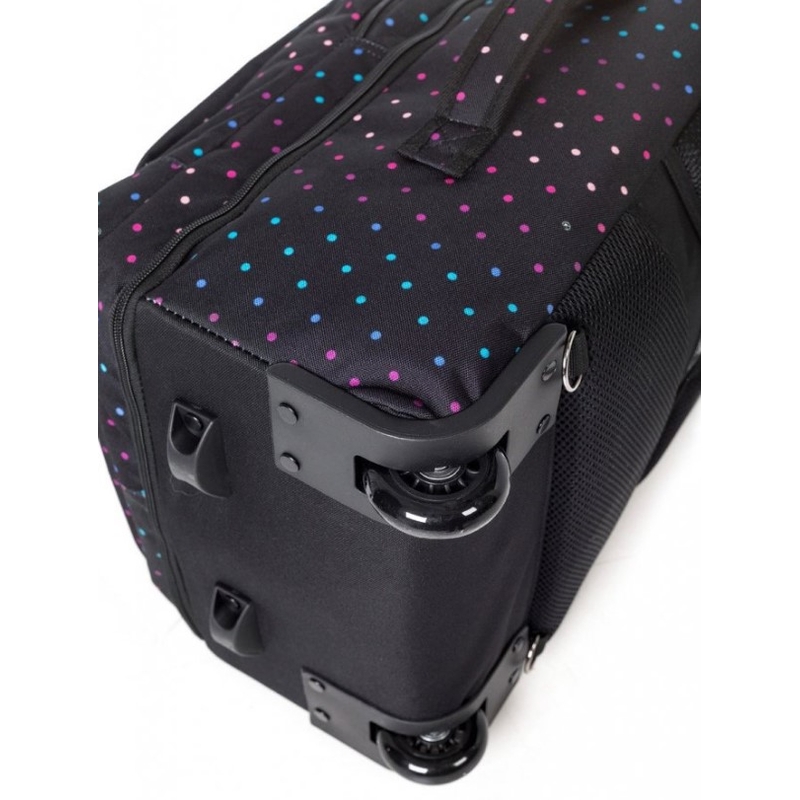 Meatfly Revel Trolley Bag schwarz und rosa