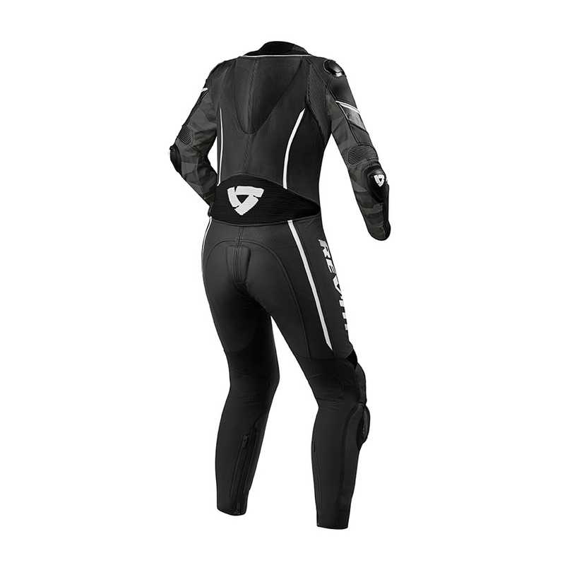 Einteiliger Damen-Motorradanzug Revit Xena 3 schwarz/weiß Ausverkauf