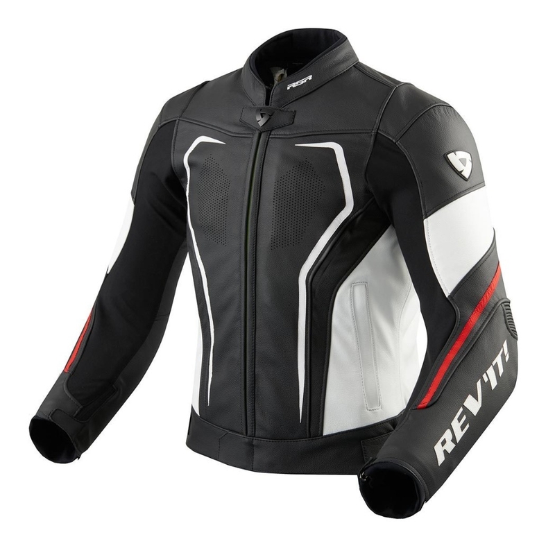 Revit Vertex GT Schwarz-Rot Motorradjacke Ausverkauf