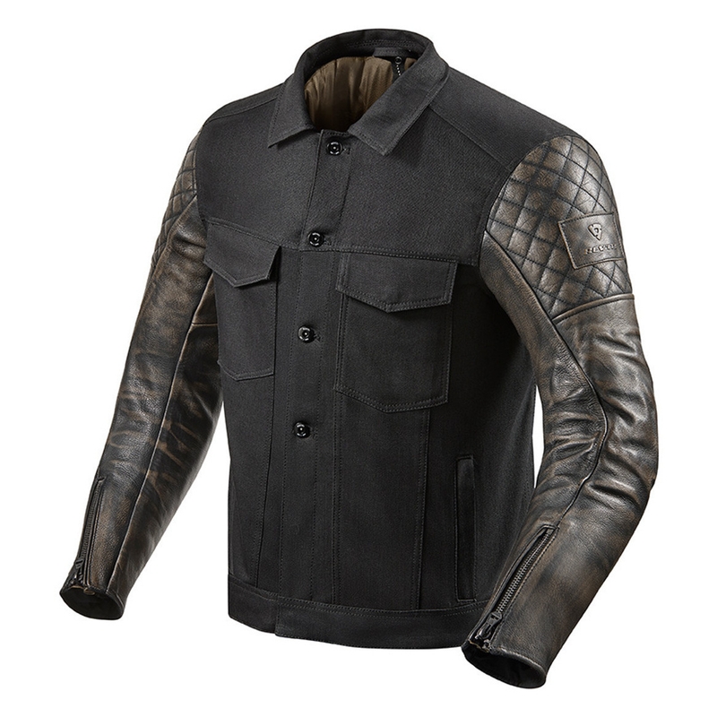 Revit Crossroads Schwarz Motorrad Jacke Ausverkauf