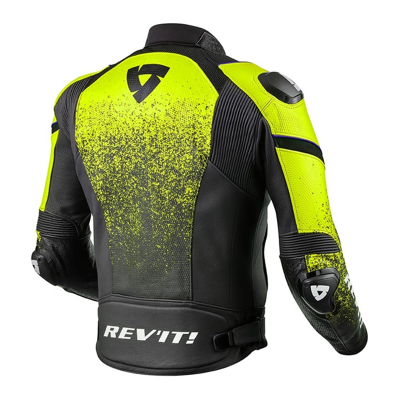 Revit Quantum schwarz-fluorgelbe Motorradjacke Ausverkauf