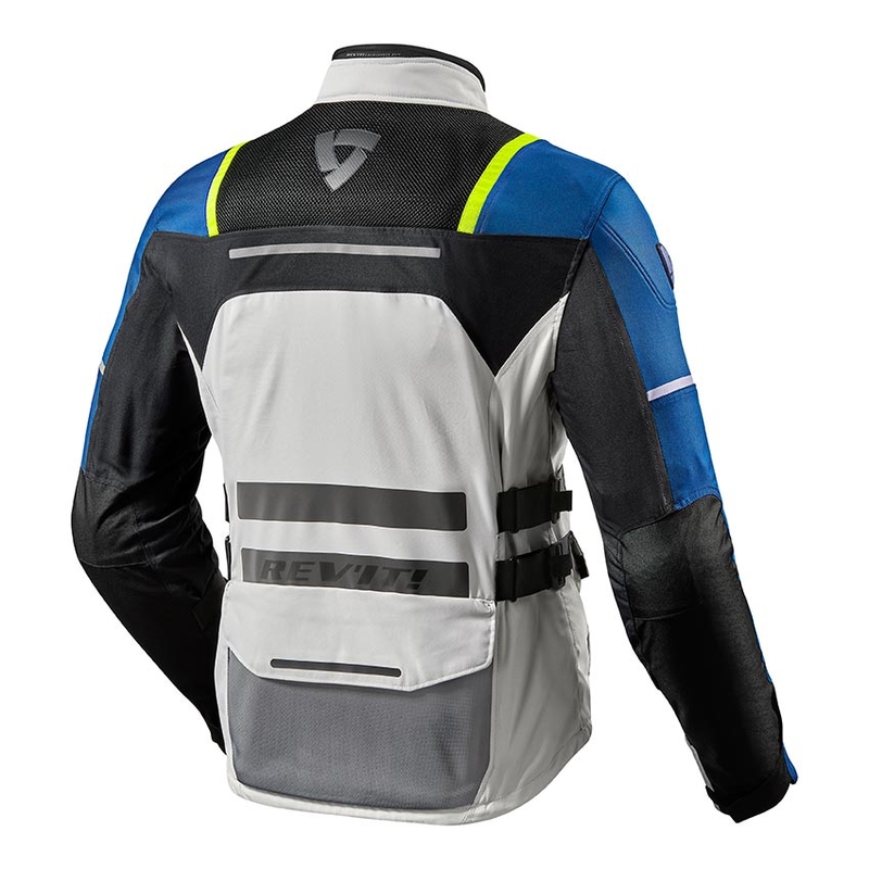 Revit Offtrack Motorradjacke silber-blau Ausverkauf