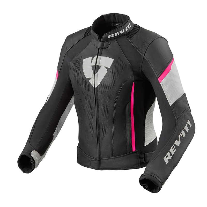 Revit Xena 3 Motorradjacke für Frauen in Schwarz und Rosa Ausverkauf